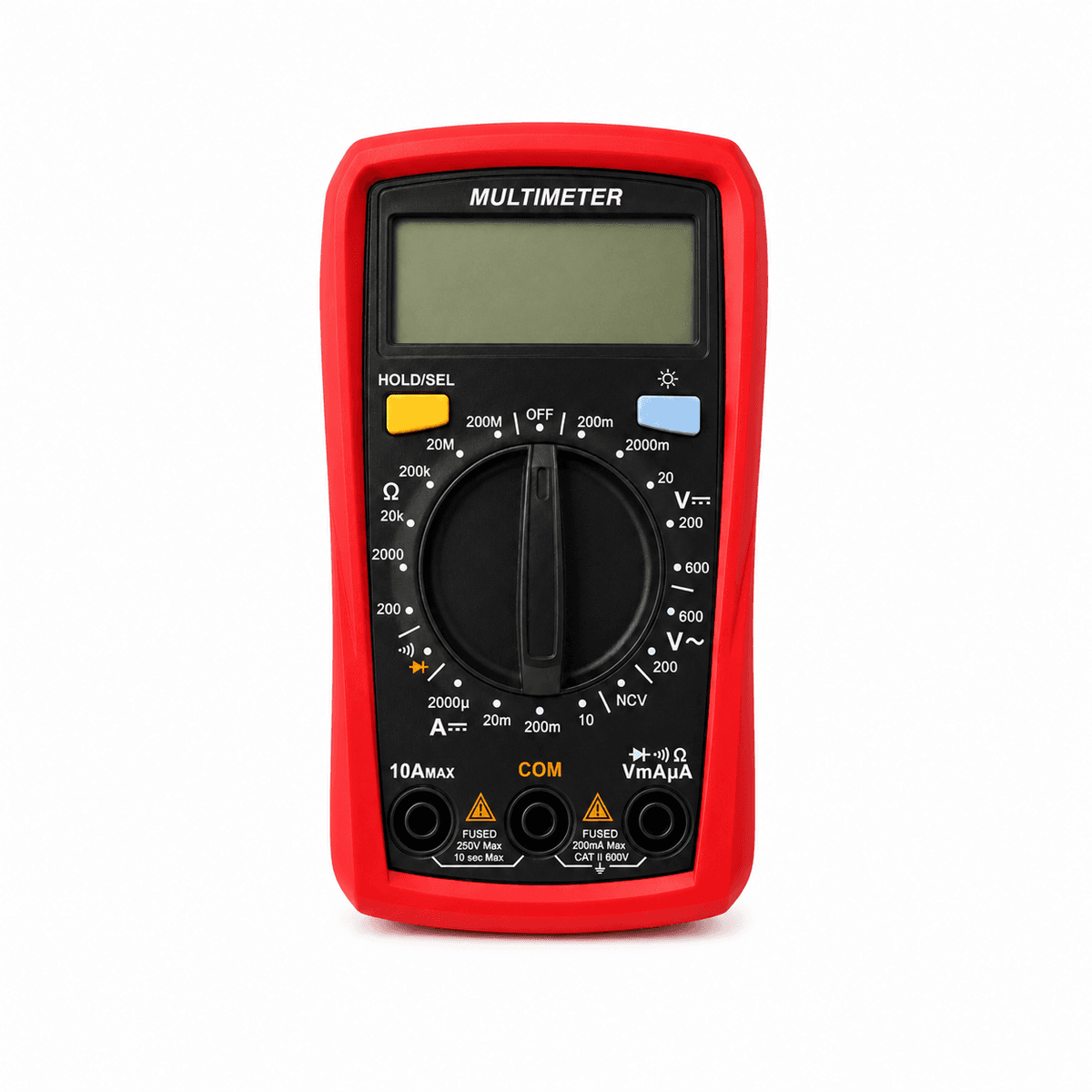 MULTIMETER DIG H/HELD 10A CATII 600V DT9205A