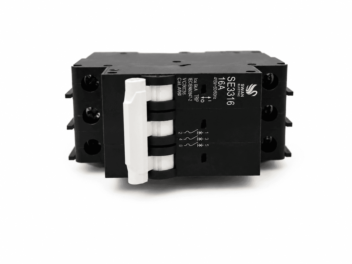 CIRCUIT BREAKER 3P 16A 3KA MINI C-CURVE DIN ABB