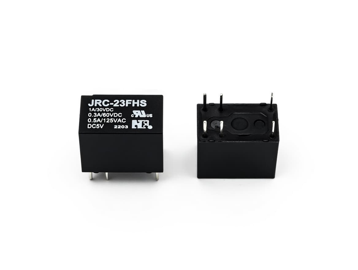 PCB MOUNT RELAY SPDT 1A 5VDC RECT 6PIN
