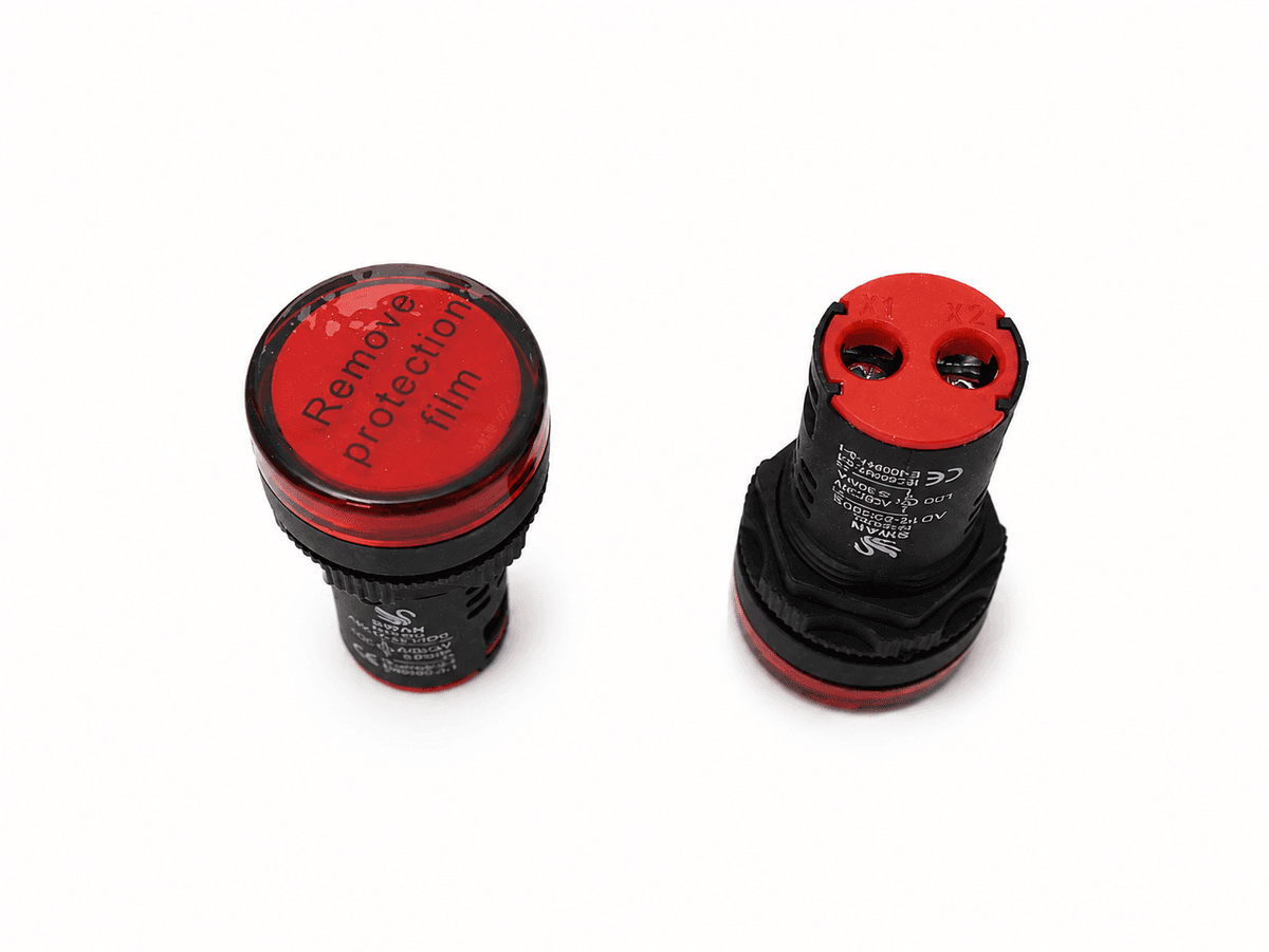 PILOT LIGHT 22MM 220V Red
